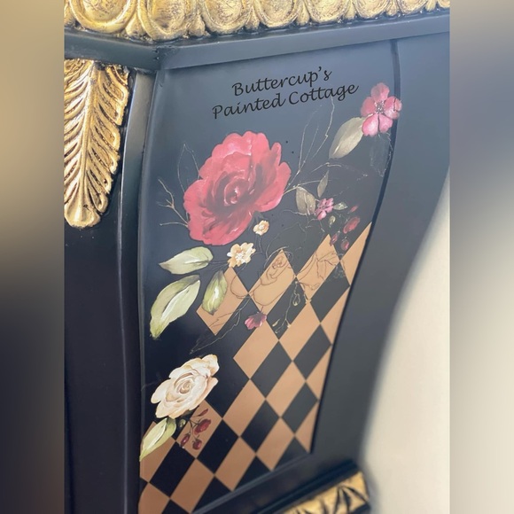 Redesign with Prima Decor Transfer ~ GOLD HARLEQUIN ~ 24” x 35” - Picture 5 of 7